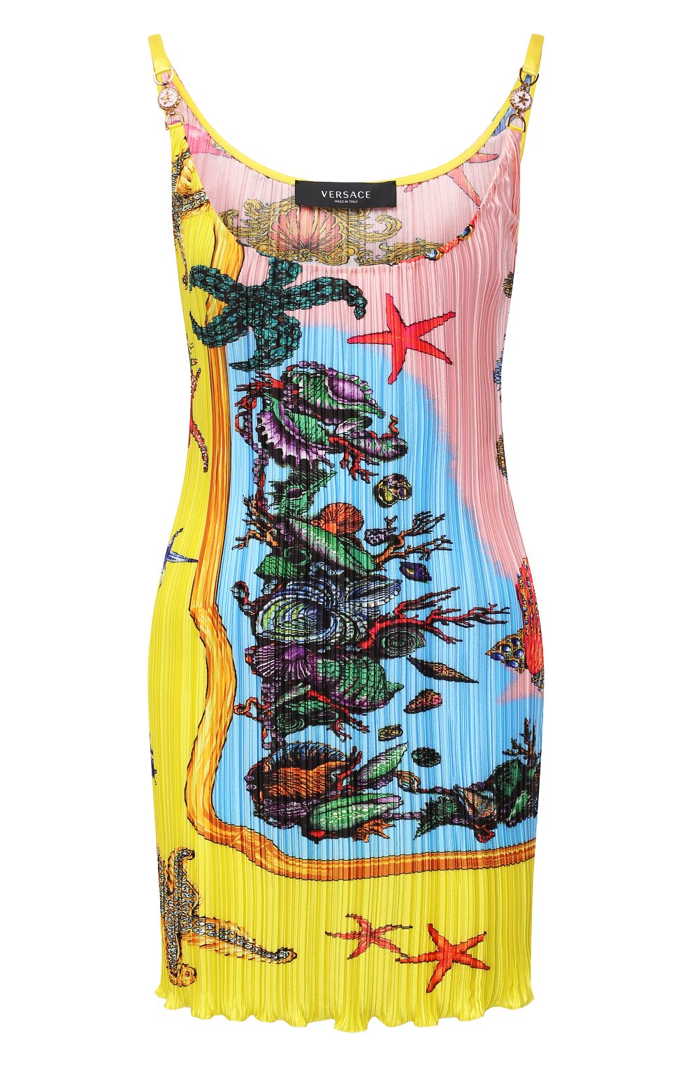 Платье VERSACE разноцветного цвета по цене 109000 руб., арт. A89018/1F01267, фото 1 Платье VERSACE, арт. A89018/1F01267, фото 1