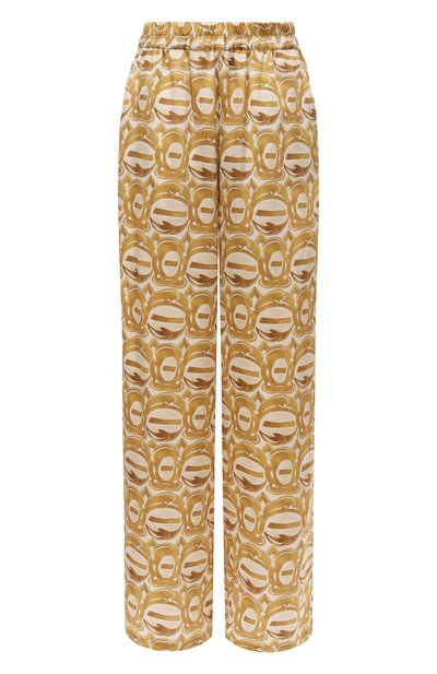 Женские шелковые брюки ХОХЛОМА Х АЛЕНА АХМАДУЛЛИНА, арт. WTP2116