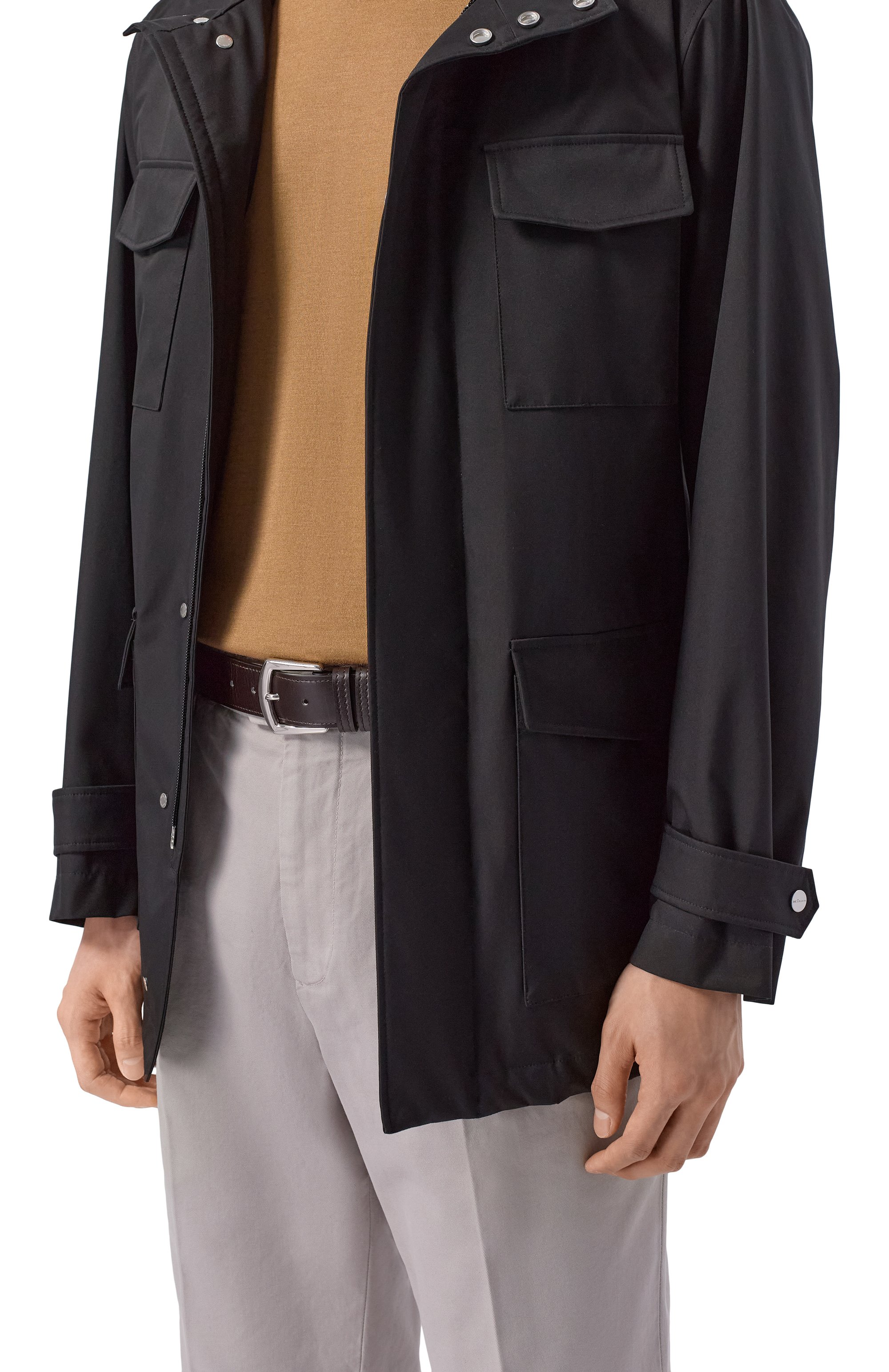 Кожаный ремень KITON, арт. USC6135N00101, фото 2