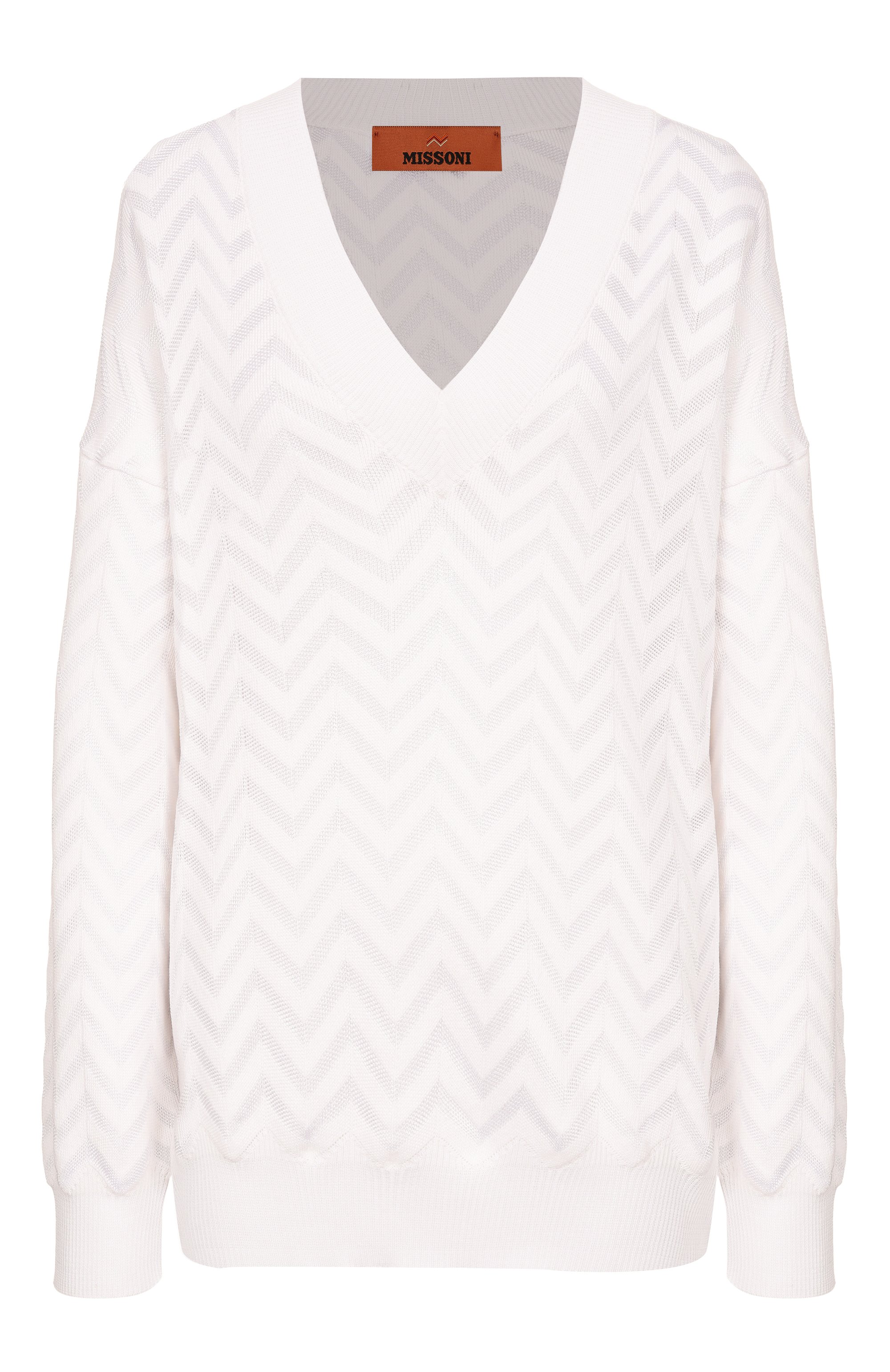 Пуловер из хлопка и вискозы MISSONI, арт. DC26SN01/BK01H2, фото 1