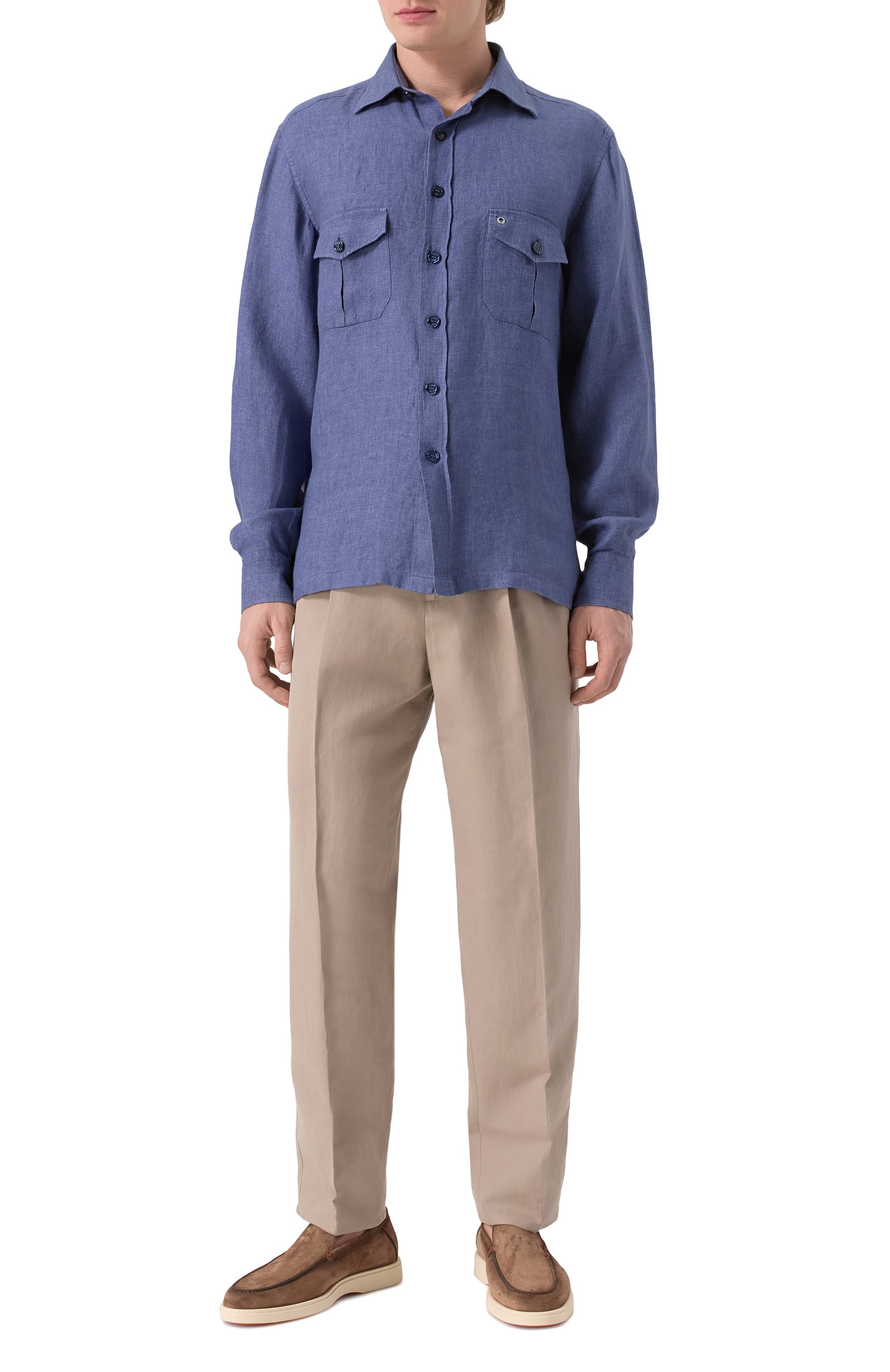 Льняная рубашка STEFANO RICCI, арт. SP007711/BX2930, фото 2