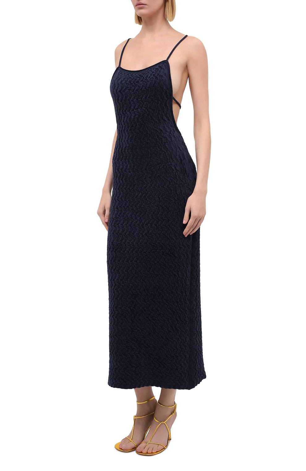 Платье из вискозы JACQUEMUS, арт. 203KN17/221380, фото 3