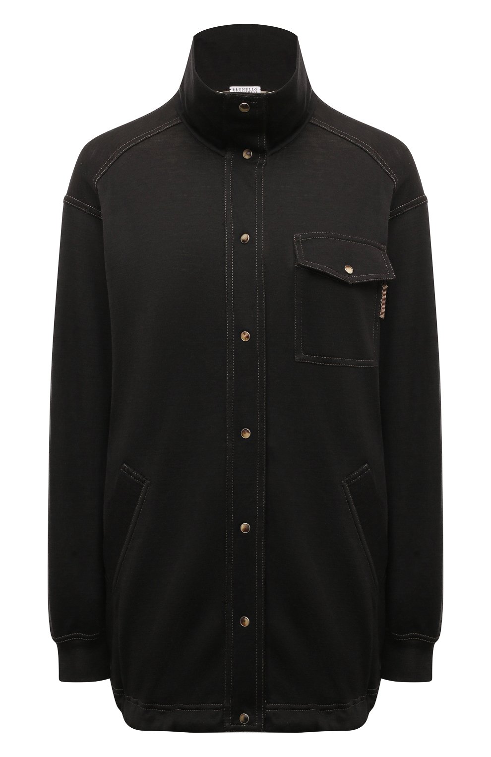 Куртка из хлопка и шелка BRUNELLO CUCINELLI, арт. MD828FH606, фото 1