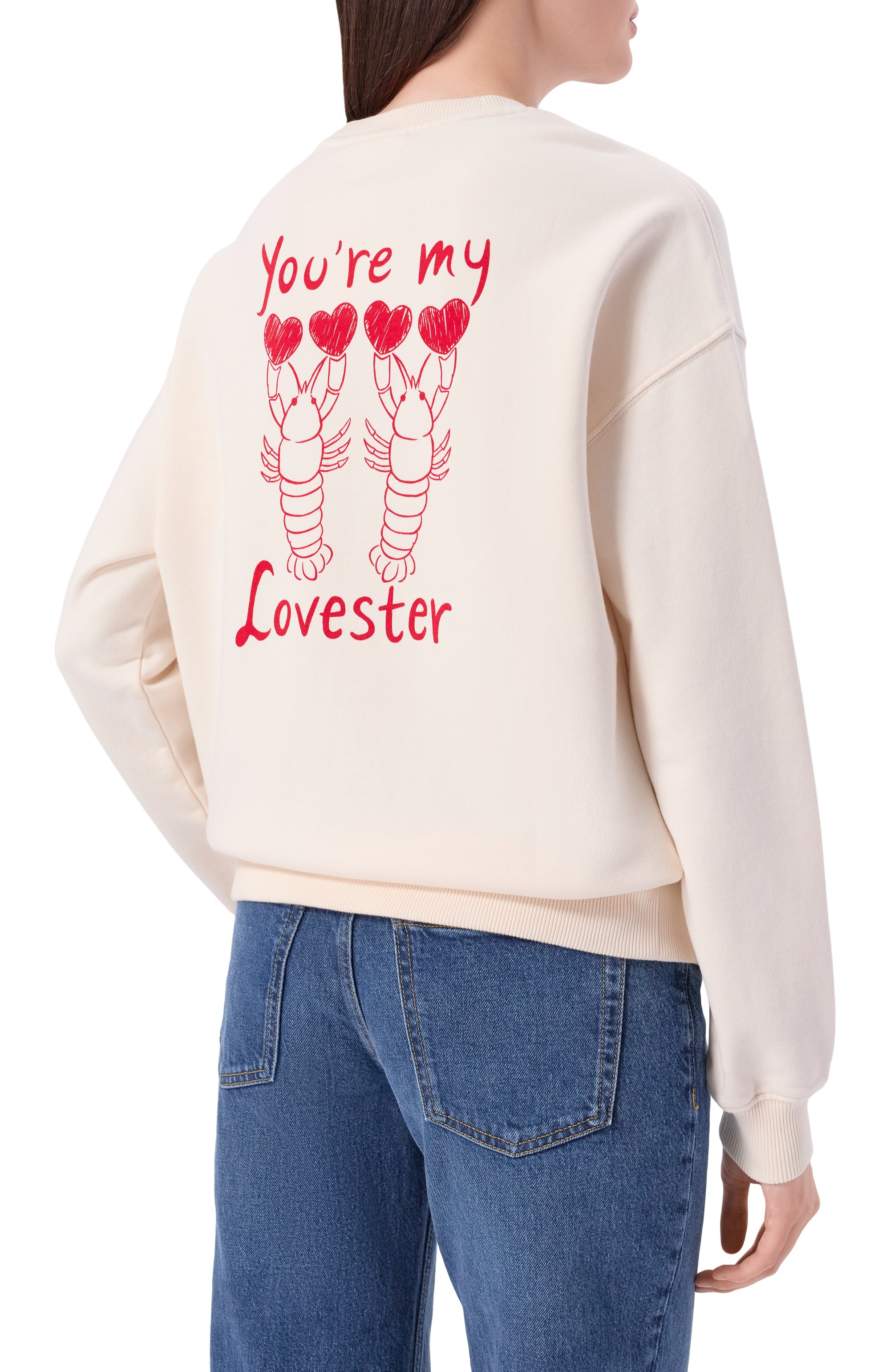 Хлопковый свитшот MC2 SAINT BARTH кремового цвета по цене 19950 руб., арт. STD0001-07537L/STARDUST, фото 4 Хлопковый свитшот MC2 SAINT BARTH, арт. STD0001-07537L/STARDUST, фото 4