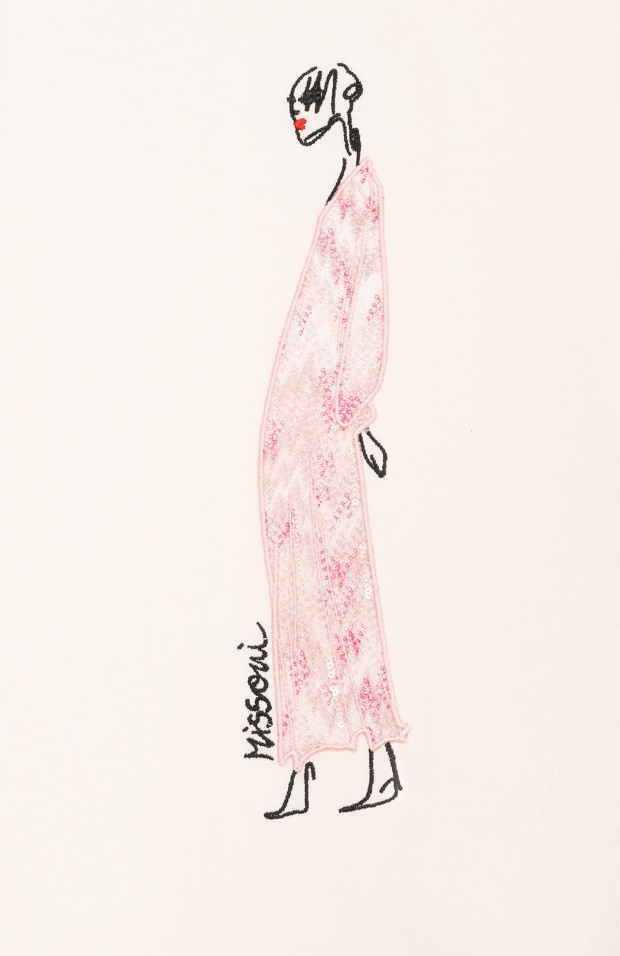 Хлопковая футболка MISSONI, арт. MY8B01/Z3672_001, фото 3