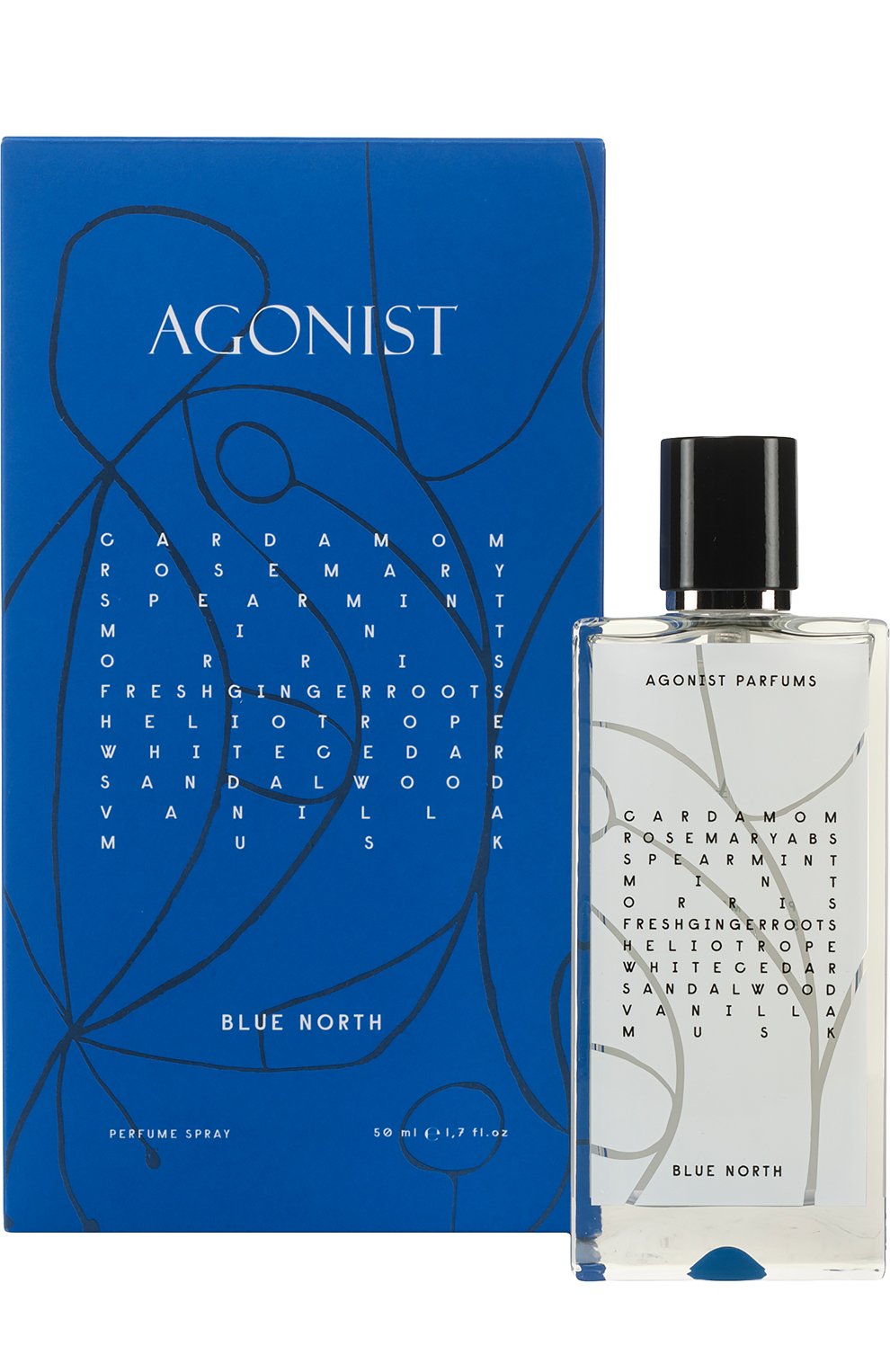 Духи blue north (50ml) AGONIST бесцветного цвета по цене 16130 руб., арт. 7350064450703, фото 2 Духи blue north (50ml) AGONIST, арт. 7350064450703, фото 2