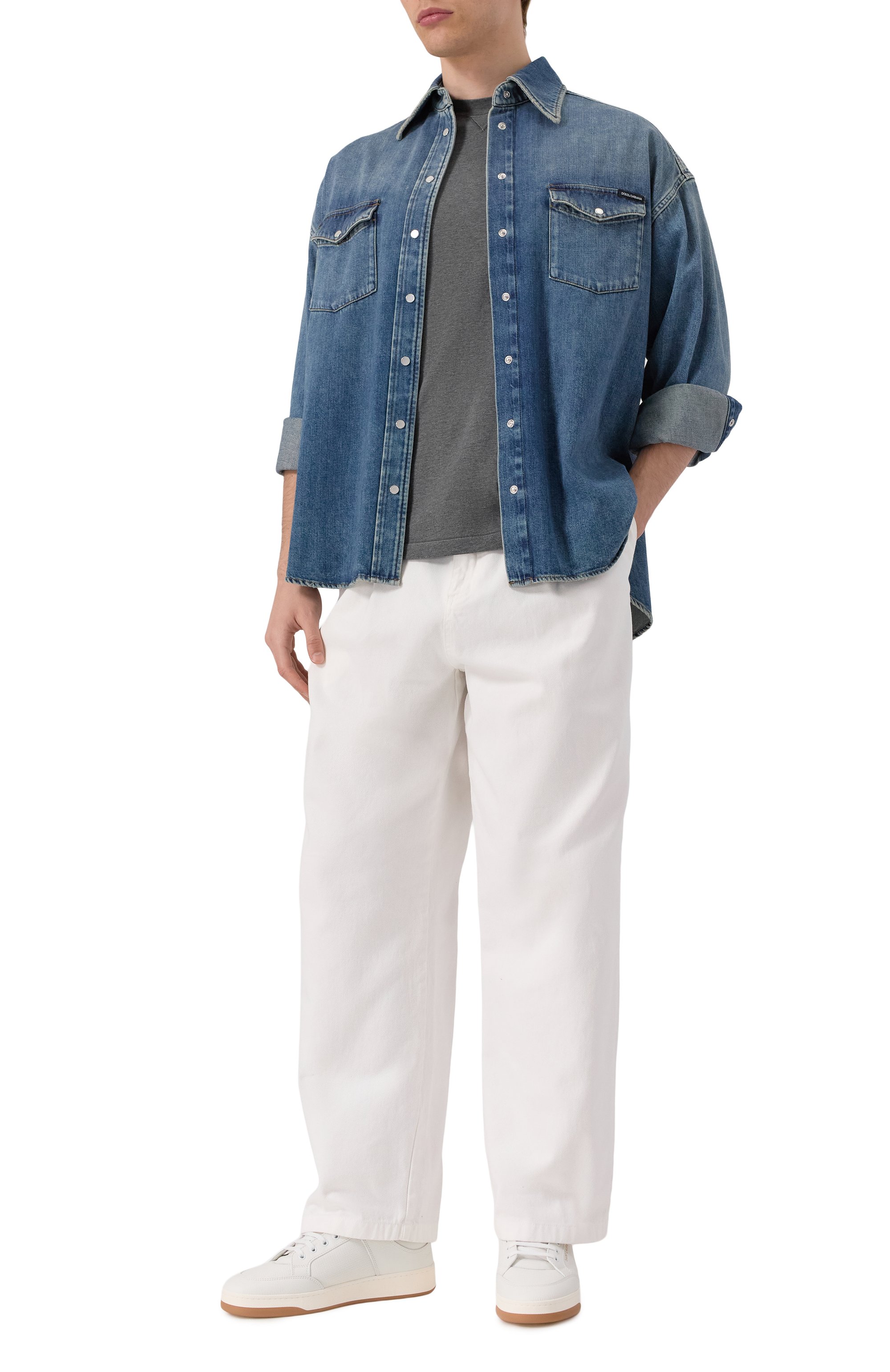 Хлопковая футболка BRUNELLO CUCINELLI, арт. M0B131328G, фото 2