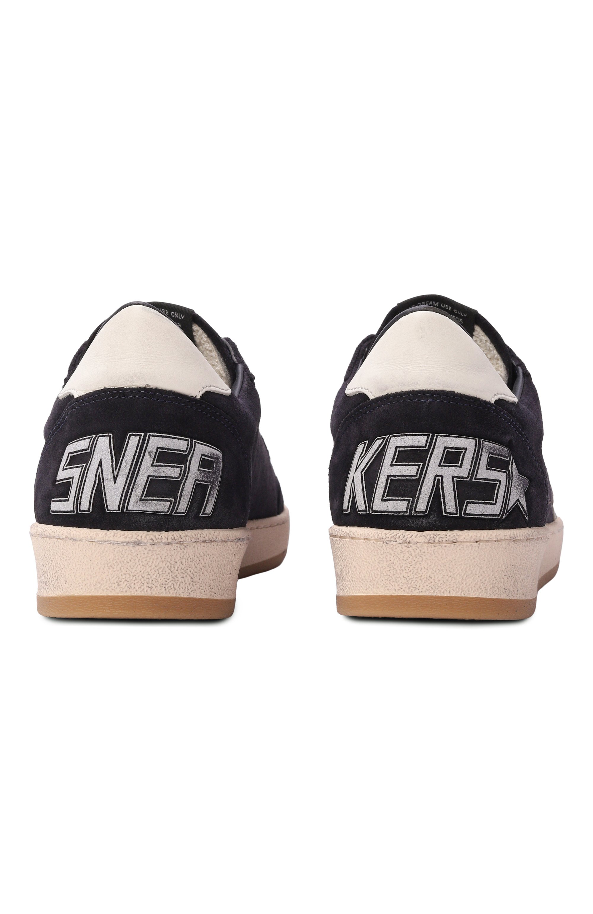 Замшевые кеды ballstar GOLDEN GOOSE DELUXE BRAND темно-синего цвета по цене 68200 руб., арт. GMF00117.F008721, фото 6 Замшевые кеды ballstar GOLDEN GOOSE DELUXE BRAND, арт. GMF00117.F008721, фото 6