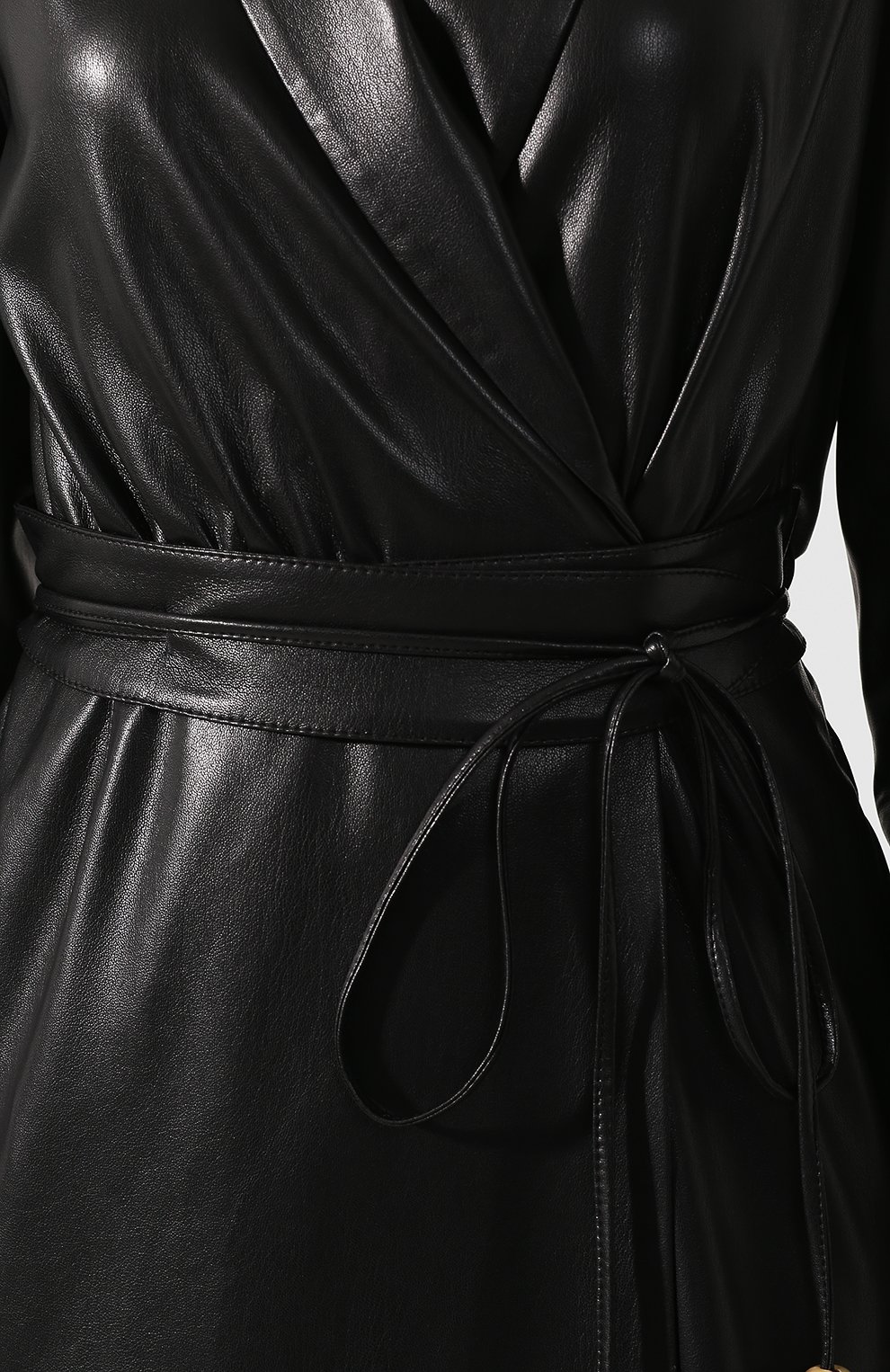 Платье NANUSHKA, арт. EMERY_BLACK_VEGAN LEATHER, фото 5