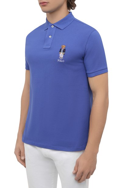 Хлопковое поло POLO RALPH LAUREN, арт. 710853312, фото 3