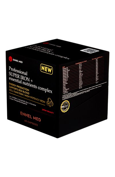Профессиональный комплекс "супер железо с витаминами" (60шт.) ENHEL BEAUTY, арт. 4603744792888, фото 5