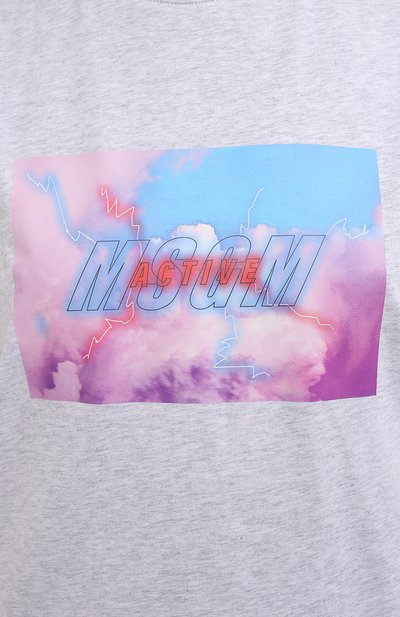 Хлопковая футболка MSGM, арт. 3045MDM07 217296, фото 5