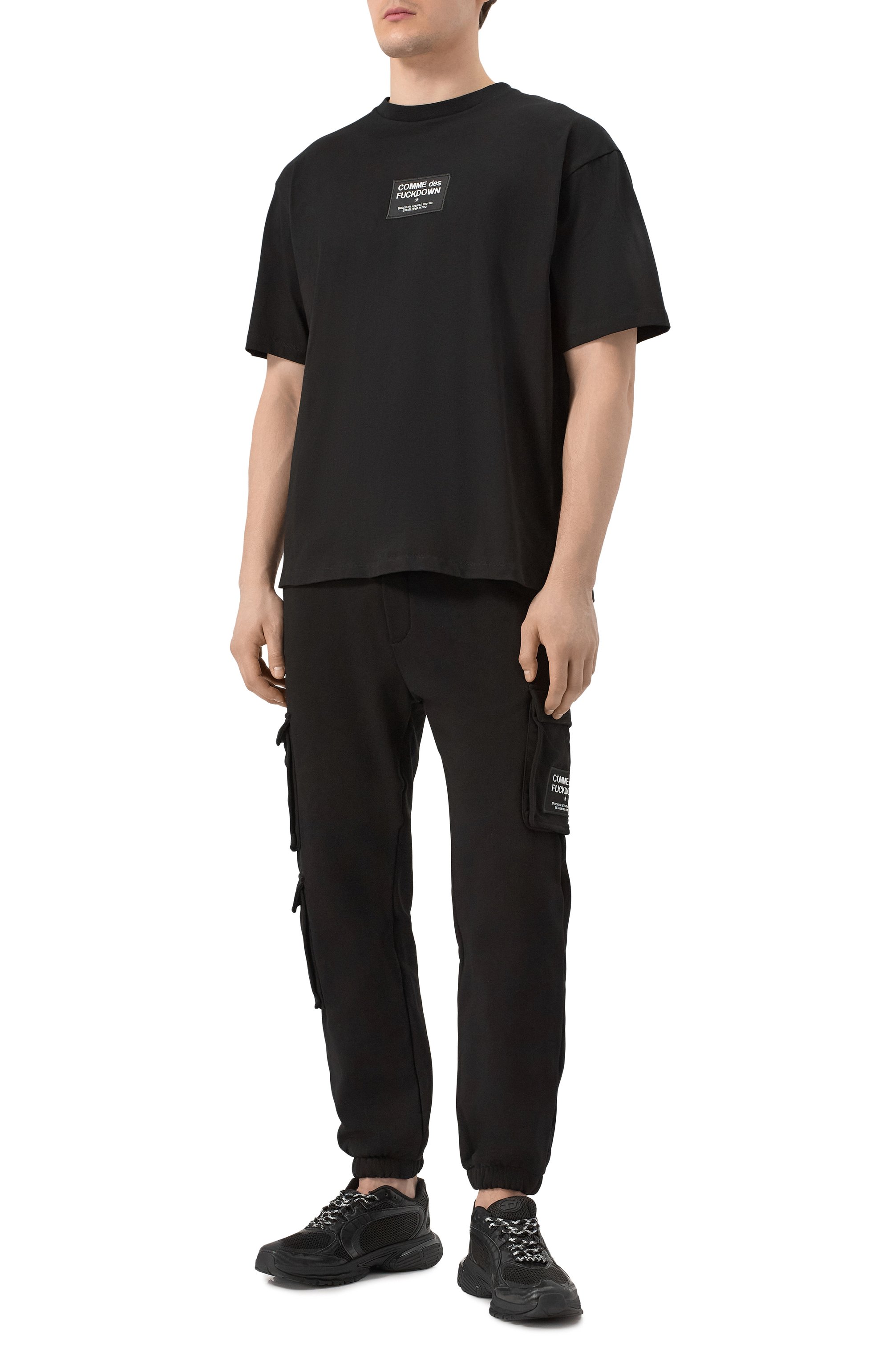 Хлопковая футболка COMME DES FUCKDOWN, арт. CFABM01526, фото 2