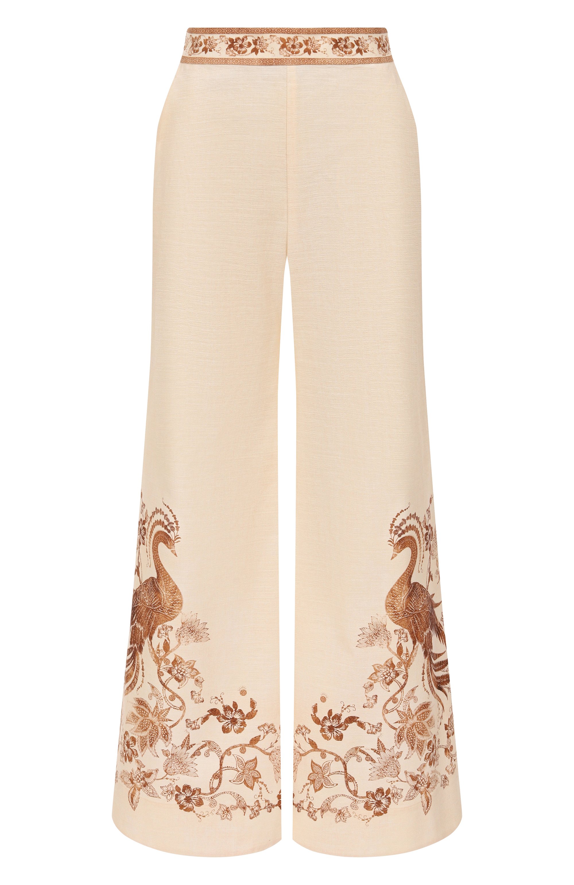 Хлопковые брюки ZIMMERMANN, арт. 3416PSS253, фото 1