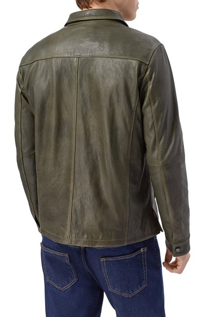 Кожаная куртка-рубашка GIMO'S, арт. 6S20.J.180.64V.TRF/CI, фото 4