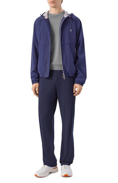 Хлопковый джемпер ANDREA CAMPAGNA серого цвета по цене 32350 руб., арт. M5426-8051, фото 2 Хлопковый джемпер ANDREA CAMPAGNA, арт. M5426-8051, фото 2