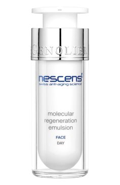 Дневная эмульсия для молекулярной регенерации (30ml) NESCENS бесцветного цвета, арт. 7640147190481 | Фото 1 (Региональные ограничения белый список (Axapta Mercury): Не проставлено; Косметика кросс-кт: Антивозрастной уход; Нос: Не проставлено; Назначение: Для лица; Тип продукта: Эмульсии)