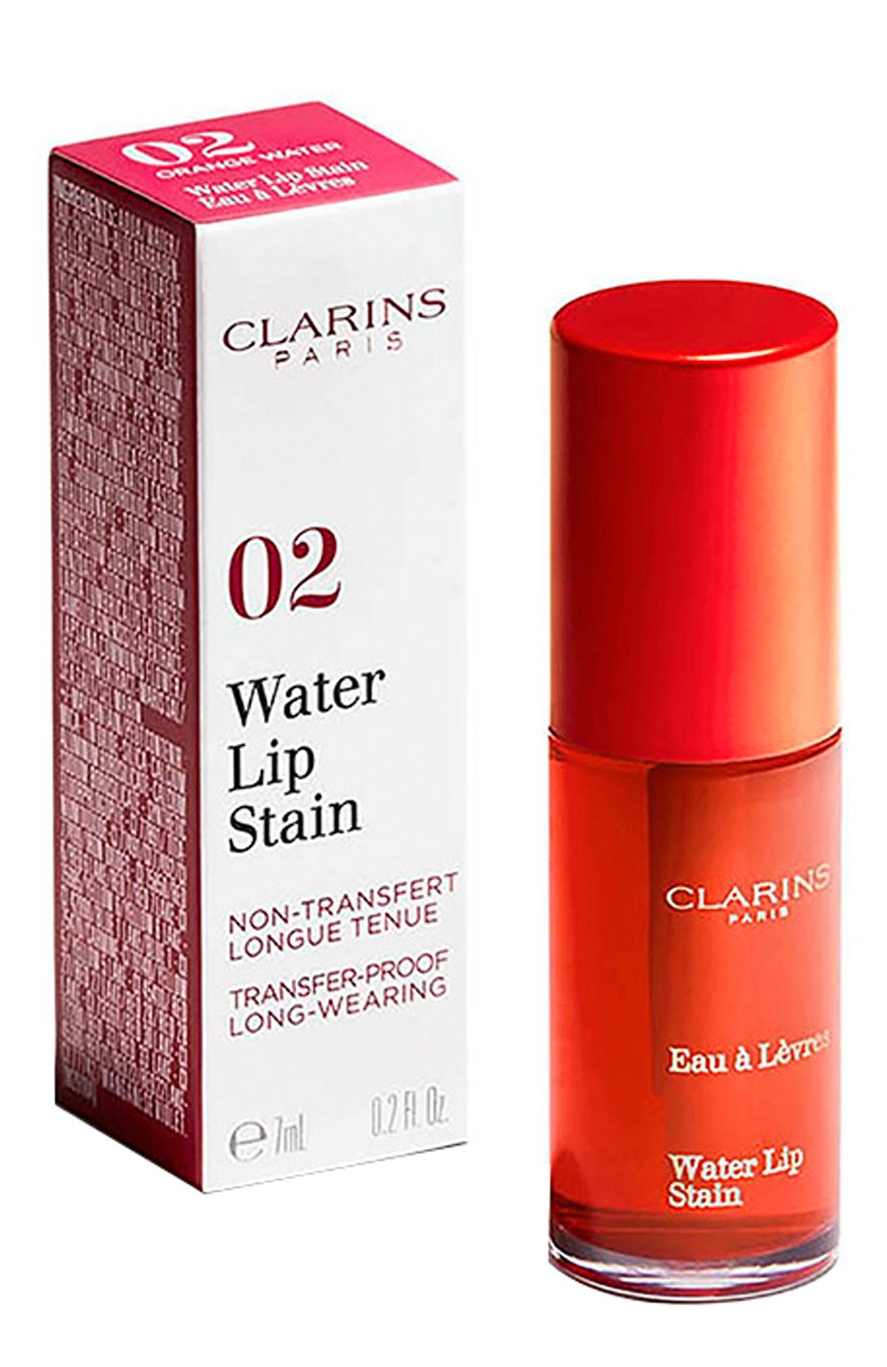 Пигмент для губ water lip stain, оттенок 02 (7ml) CLARINS бесцветного цвета по цене 2400 руб., арт. 80018075, фото 3 Пигмент для губ water lip stain, оттенок 02 (7ml) CLARINS, арт. 80018075, фото 3