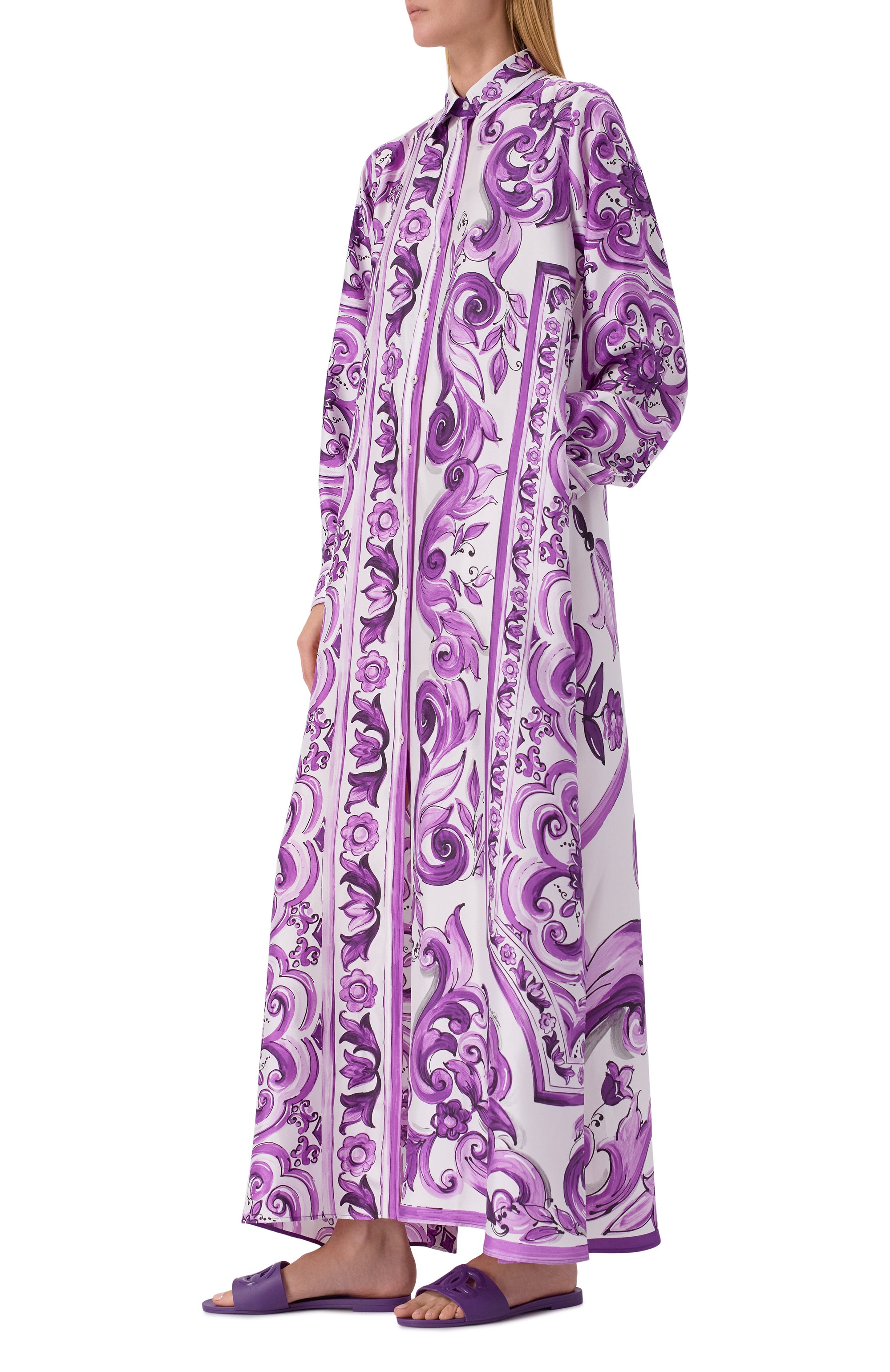 Шелковое платье DOLCE & GABBANA, арт. F6TYQT/HI1TK, фото 3