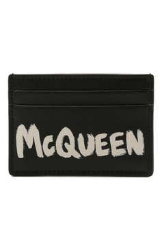 Женский кожаный футляр для кредитных карт ALEXANDER MCQUEEN черного цвета, арт. 658453/1AAC7 | Фото 1 (Материал: Натуральная кожа; Материал сплава: Проставлено; Региональные ограничения белый список (Axapta Mercury): Не проставлено; Нос: Не проставлено)