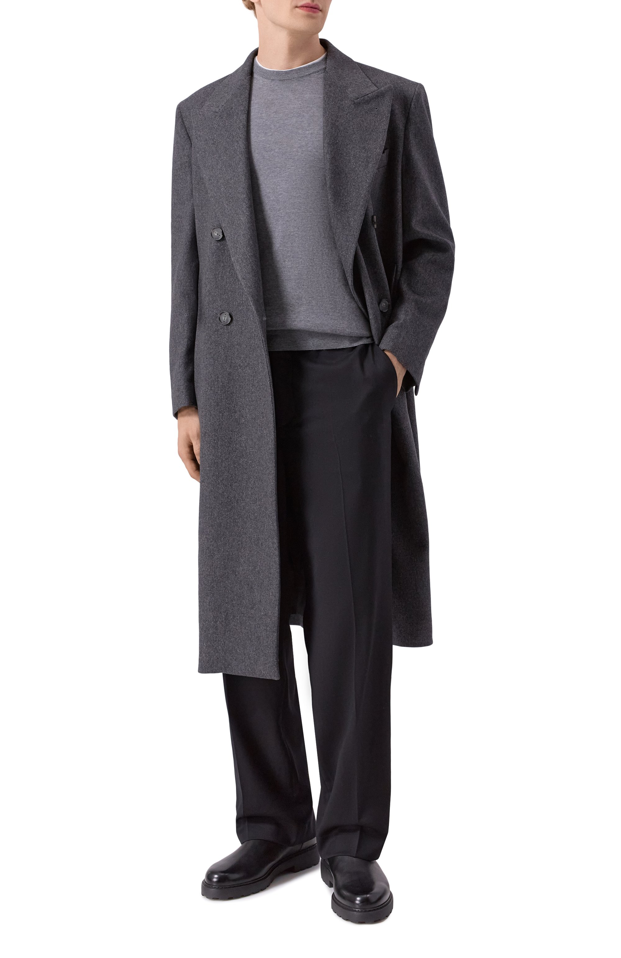 Брюки из шерсти и вискозы HEVO, арт. T0RRESGARRATA 160/I743, фото 2