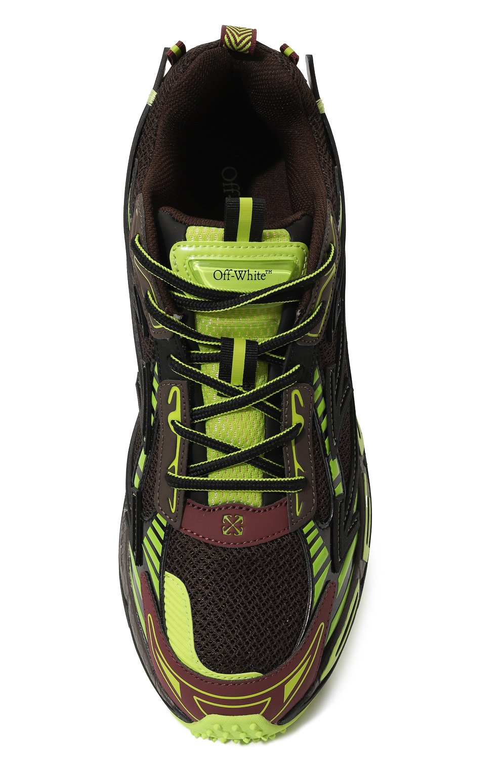 Комбинированные кроссовки be right back OFF-WHITE, арт. 0MIA295W24FAB001, фото 6