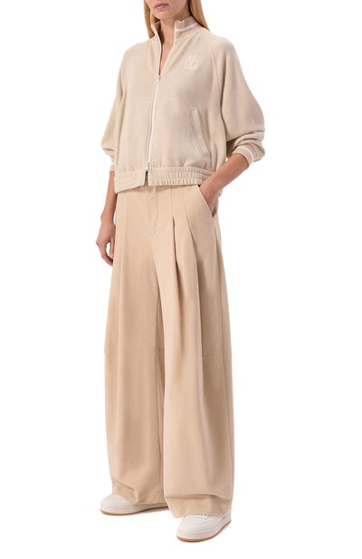 Толстовка из вискозы и хлопка BRUNELLO CUCINELLI, арт. MP930SN906, фото 2