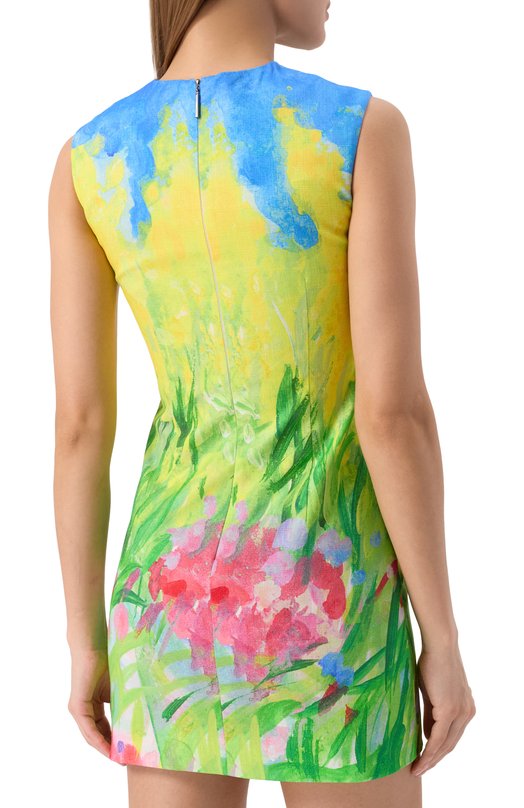 Хлопковое платье MSGM 3842MDA46 257362/257362 Разноцветный  3842MDA46 257362/257362 Фото 4