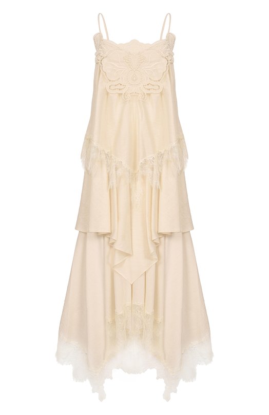 Платье из вискозы Blumarine 4A441A Кремовый 4A441A