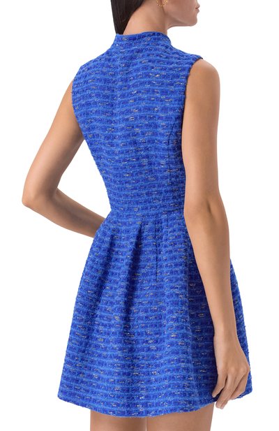 Твидовое платье OLOLOL синего цвета по цене 89000 руб., арт. OLD308/8883.404/S25, фото 4 Твидовое платье OLOLOL, арт. OLD308/8883.404/S25, фото 4