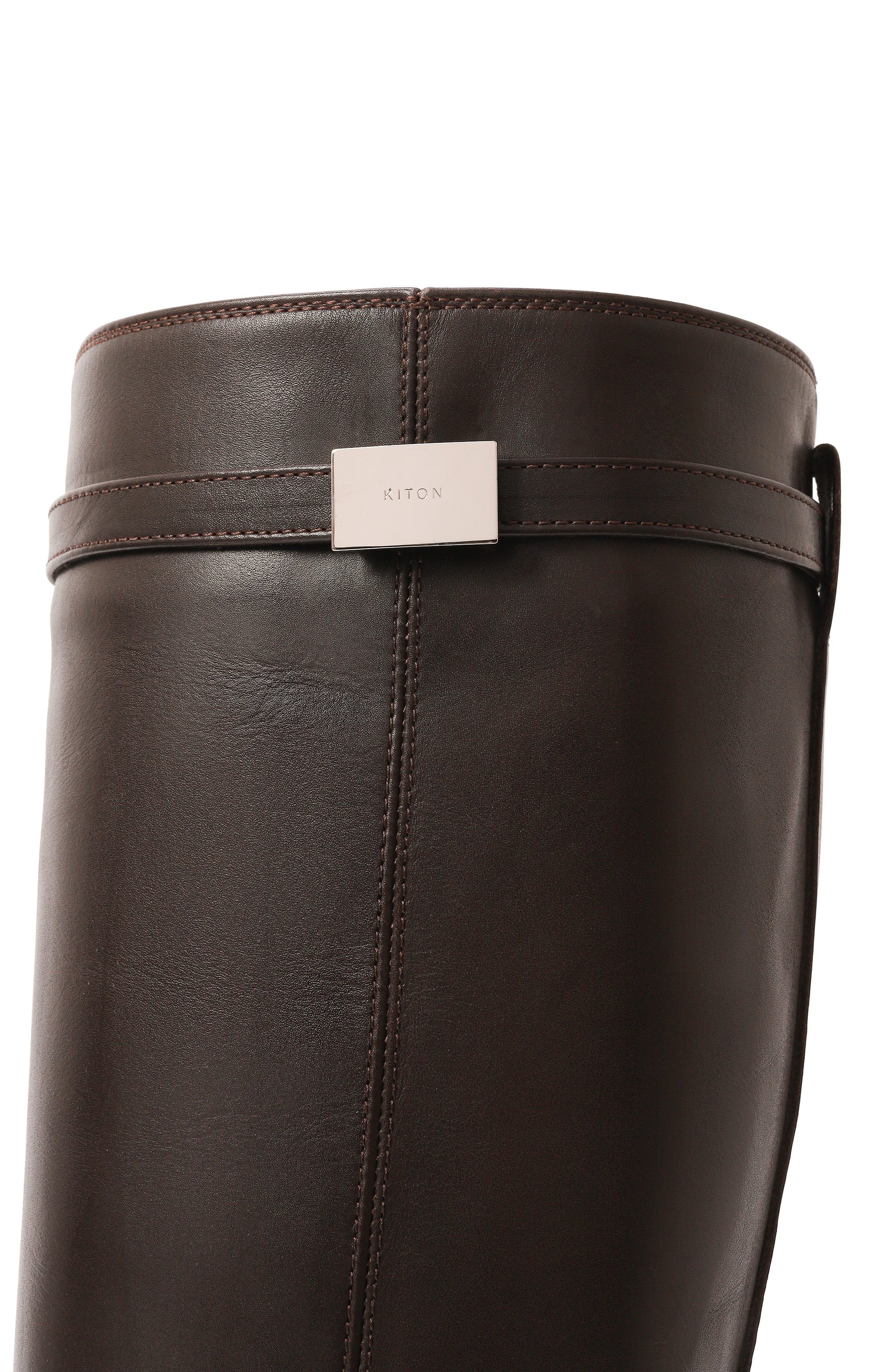 Кожаные сапоги KITON, арт. D58804N0102701, фото 7