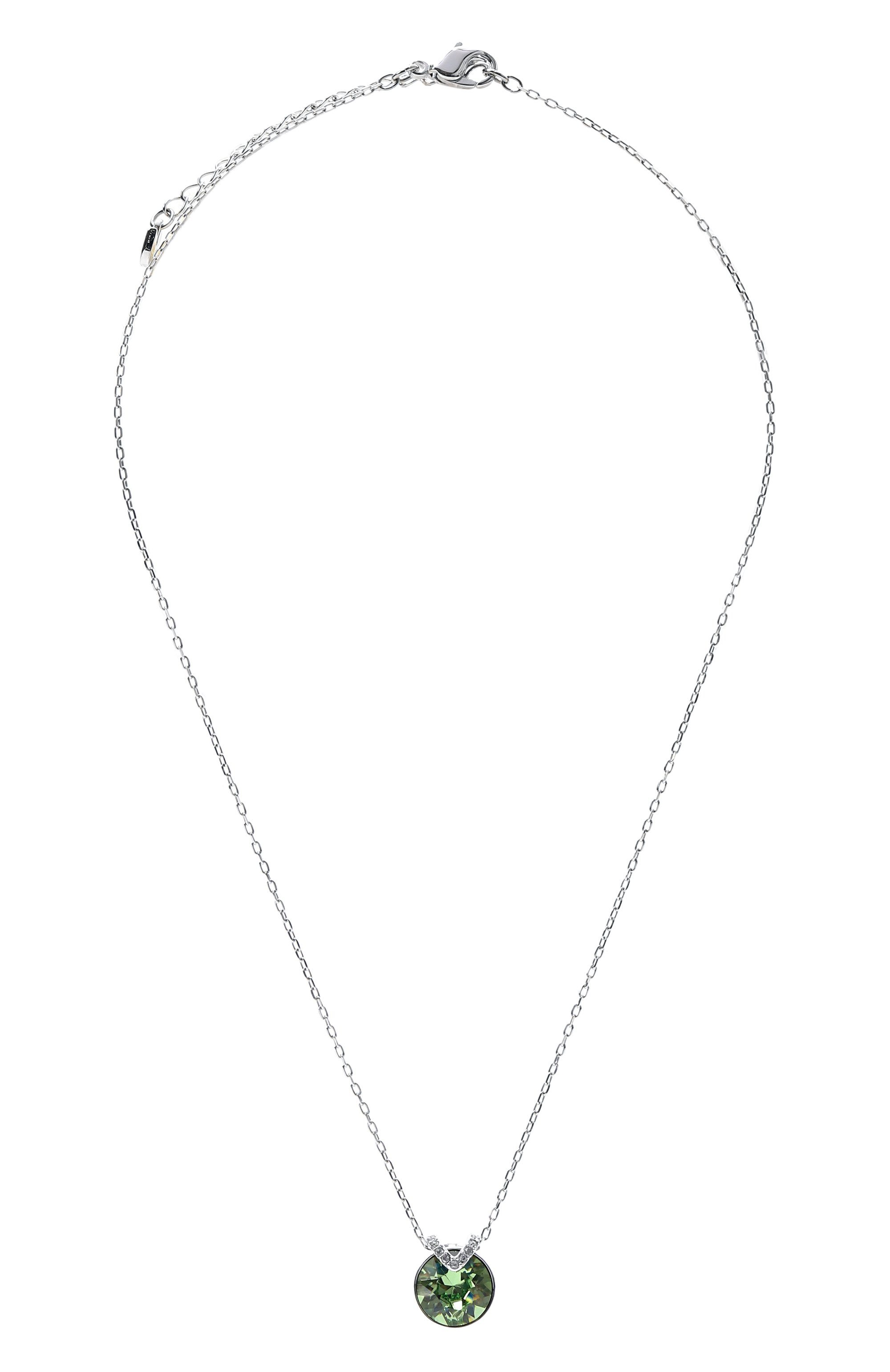 Подвеска bella v SWAROVSKI зеленого цвета по цене 15200 руб., арт. 5724285, фото 1 Подвеска bella v SWAROVSKI, арт. 5724285, фото 1