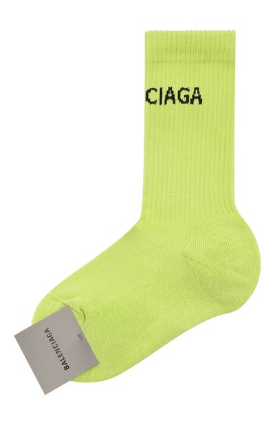 Женские хлопковые носки BALENCIAGA, арт. 540615/372B4