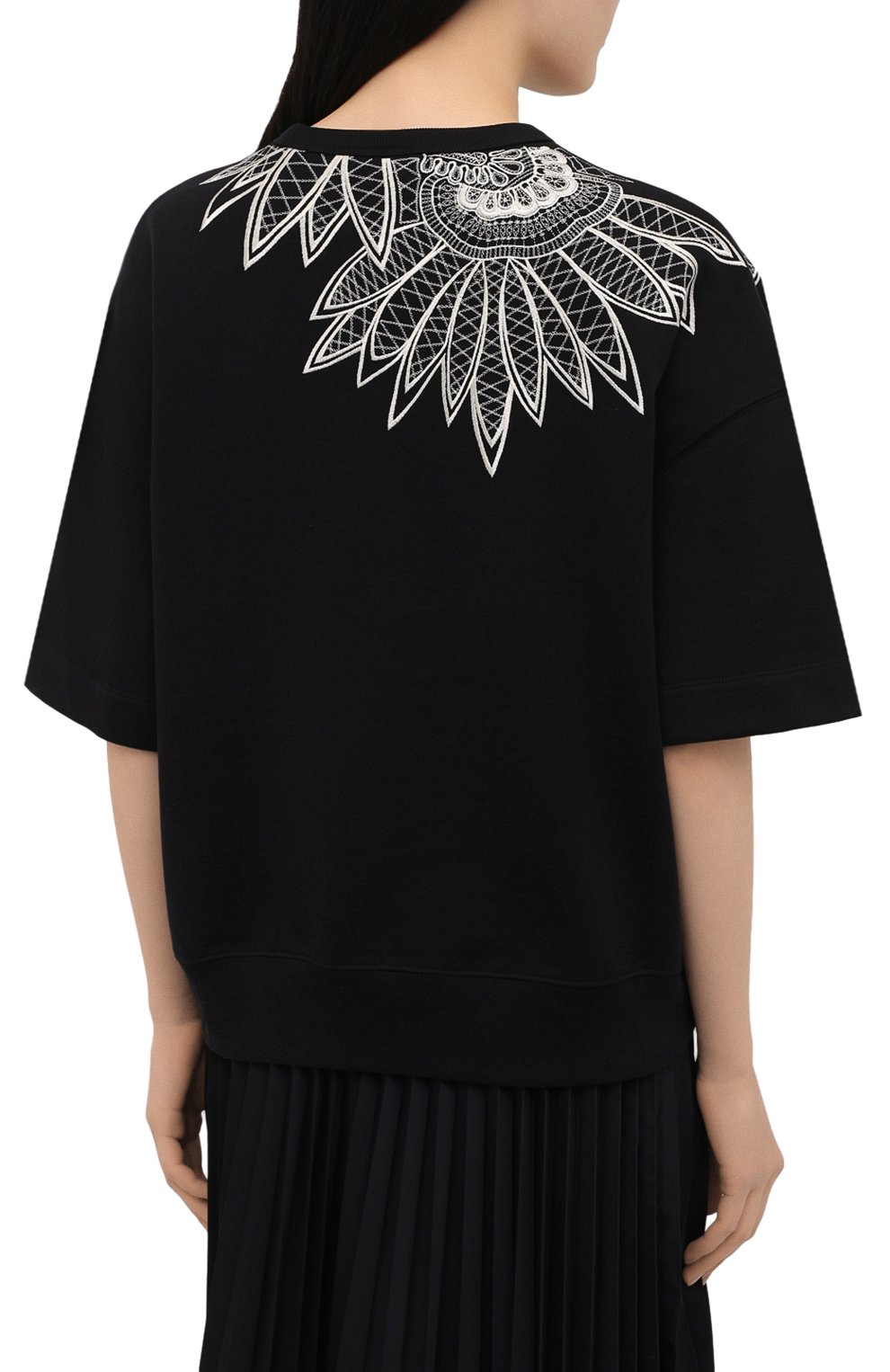 Хлопковый свитшот DRIES VAN NOTEN, арт. 211-11163-2629, фото 4