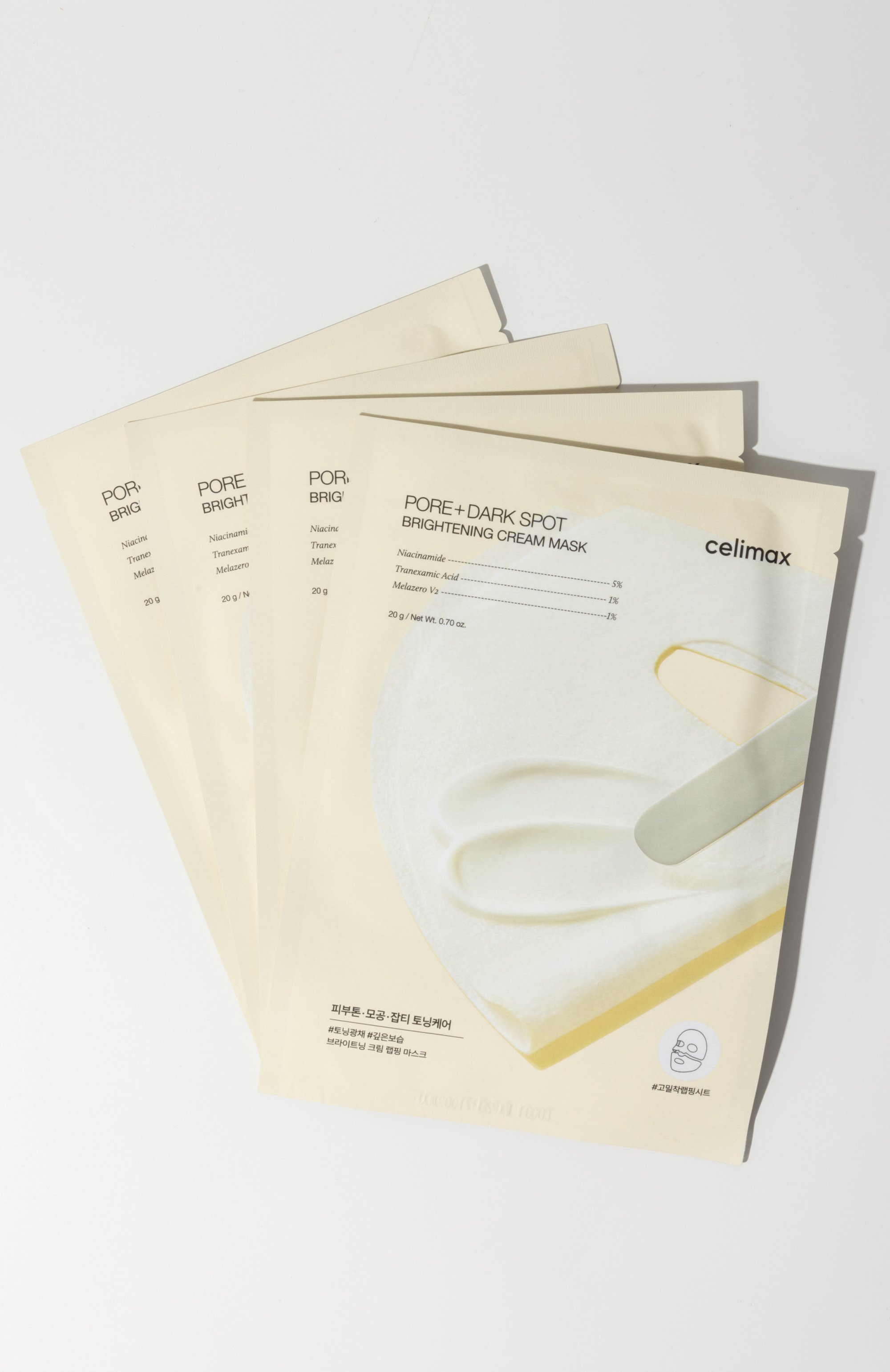 Косметическая маска pore+dark spot brightening cream mask (4шт.) CELIMAX, арт. 8800296551567, фото 3