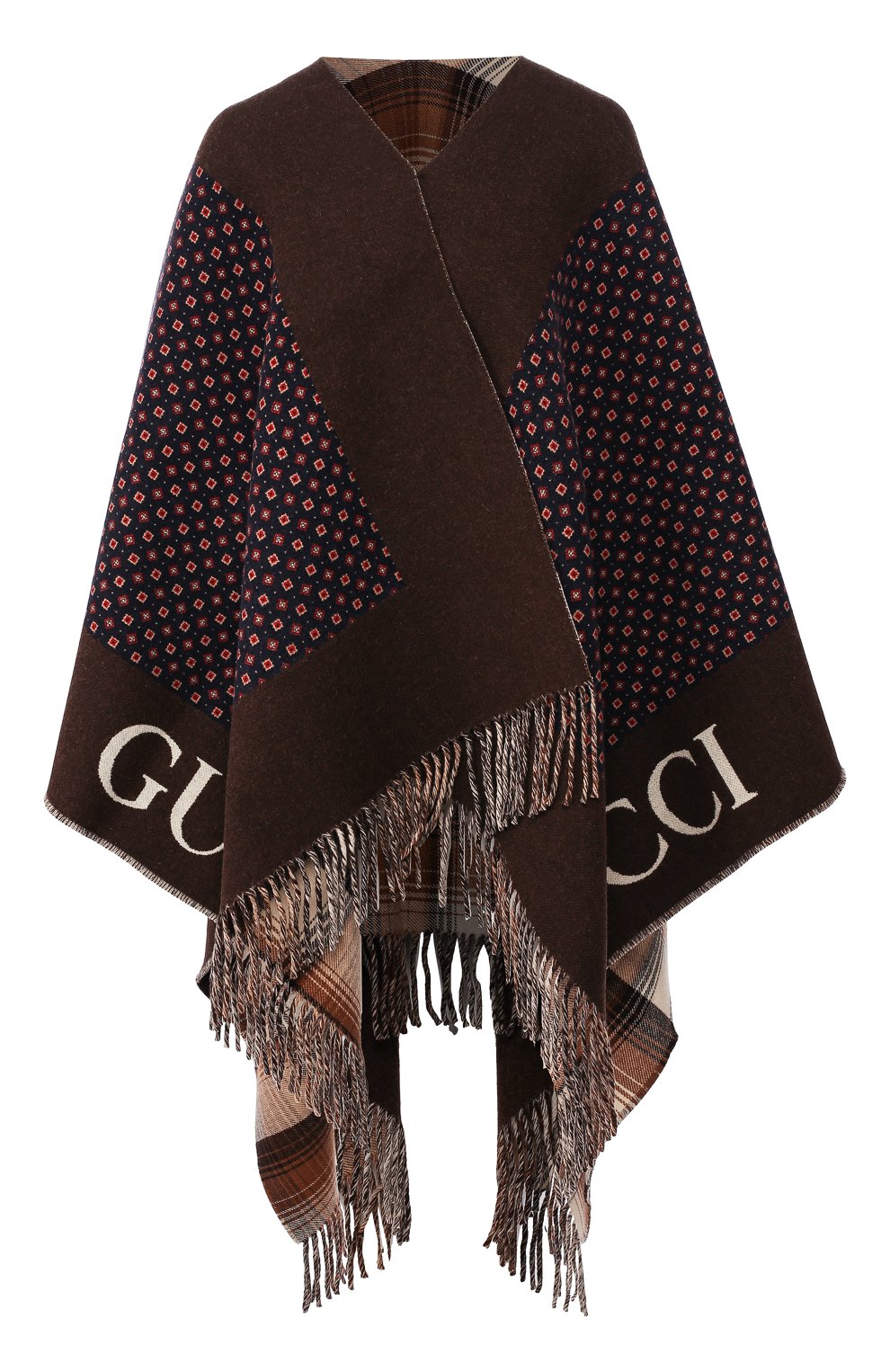 Шерстяное пончо GUCCI, арт. 597533/4G200, фото 1