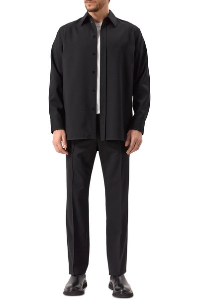 Мужская шерстяная рубашка JIL SANDER, арт. J23DL0001/J40159