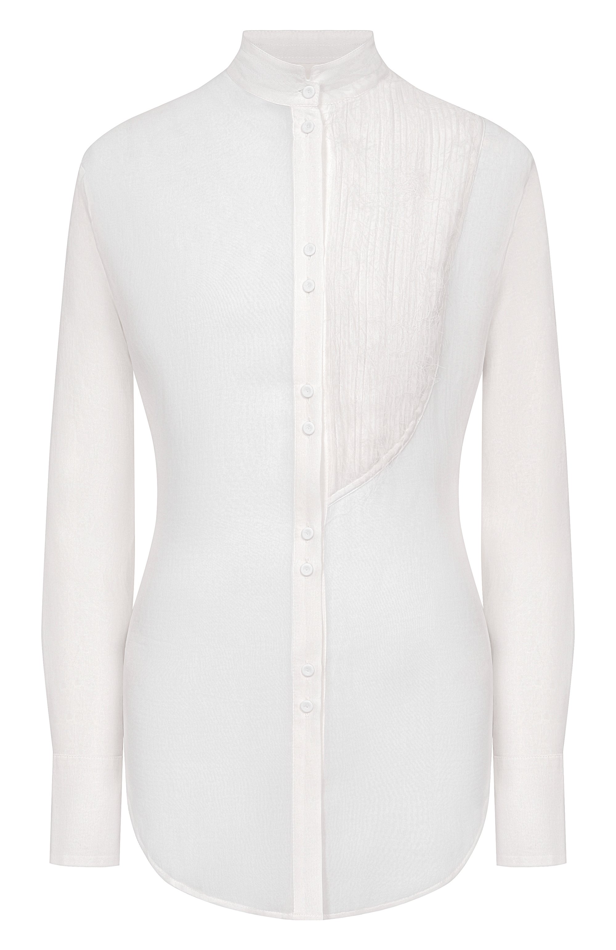 Блузка из хлопка и шелка ISABEL BENENATO, арт. DW81S26, фото 1