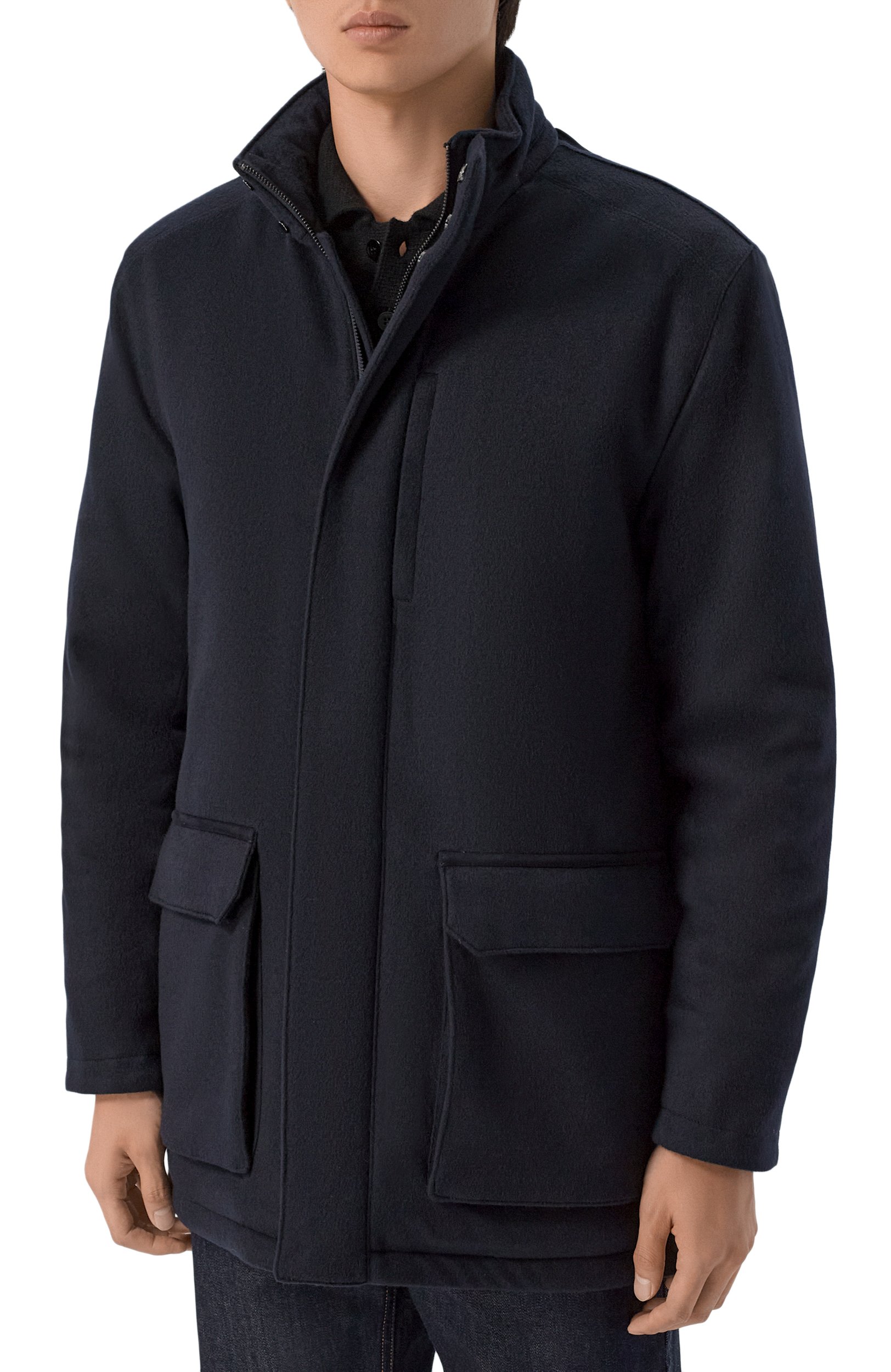 Кашемировая куртка CORNELIANI синего цвета по цене 248000 руб., арт. 2825P3/2A20149, фото 3 Кашемировая куртка CORNELIANI, арт. 2825P3/2A20149, фото 3
