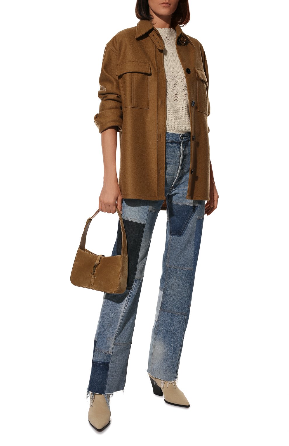 Пуловер из кашемира и шелка LORO PIANA кремового цвета по цене 171500 руб., арт. FAL8382, фото 2 Пуловер из кашемира и шелка LORO PIANA, арт. FAL8382, фото 2