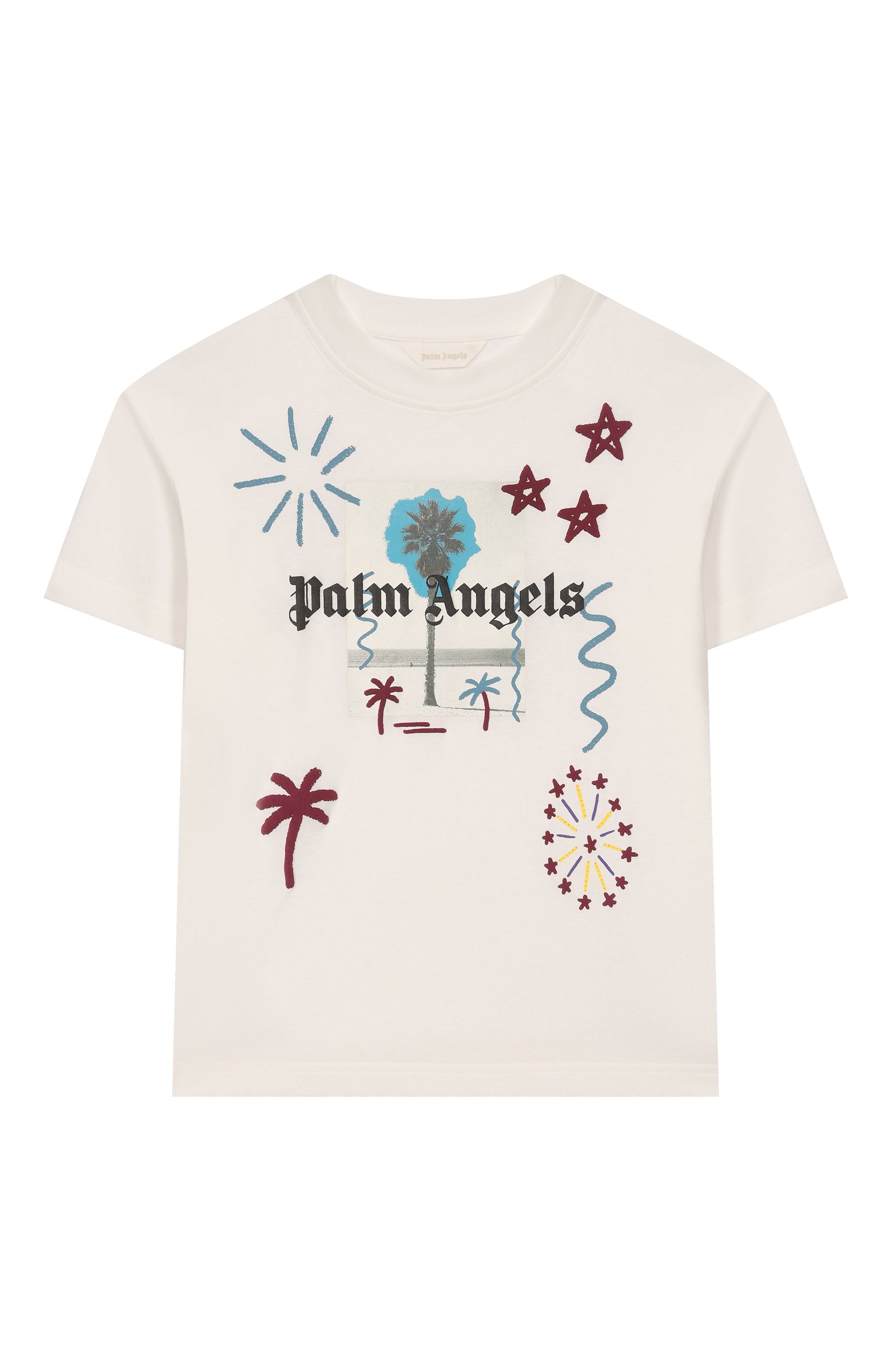 Хлопковая футболка PALM ANGELS, арт. F6PAJGTH075, фото 1