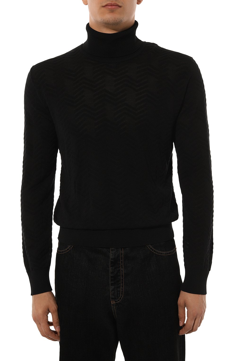 Шерстяная водолазка MISSONI, арт. UC24WN04/BK040K, фото 3