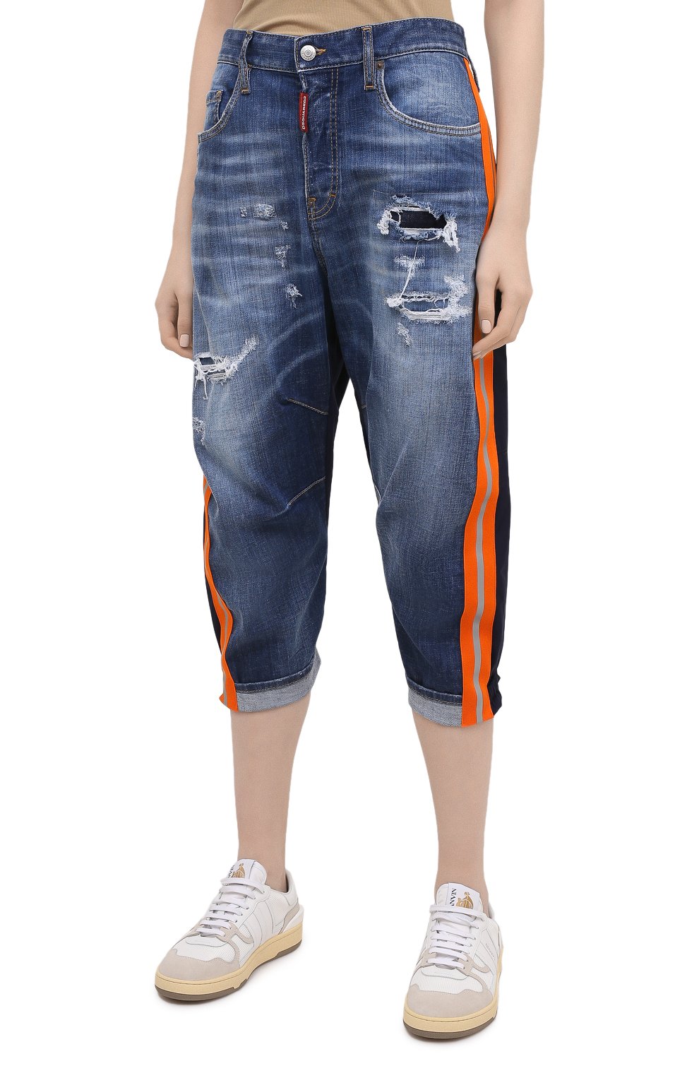 Джинсовые капри kawaii DSQUARED2, арт. S75LB0506/S30342, фото 3