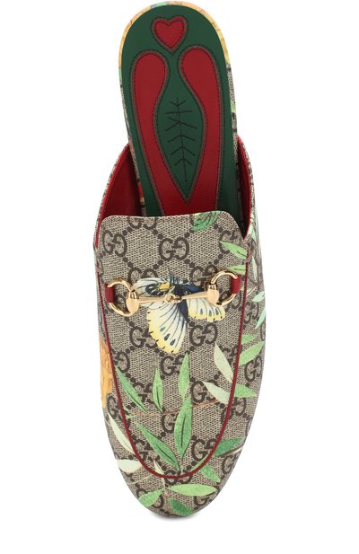 Текстильные сабо princetown с принтом GUCCI, арт. 427363/K0LB0, фото 5