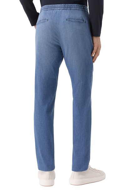 Брюки из хлопка и льна MARCO PESCAROLO, арт. CHIAIA/51J03, фото 4