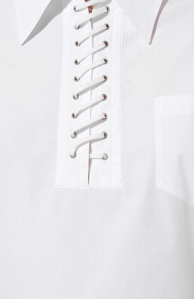 Хлопковая рубашка PRADA, арт. P983I-1XV2-F0009-221, фото 5