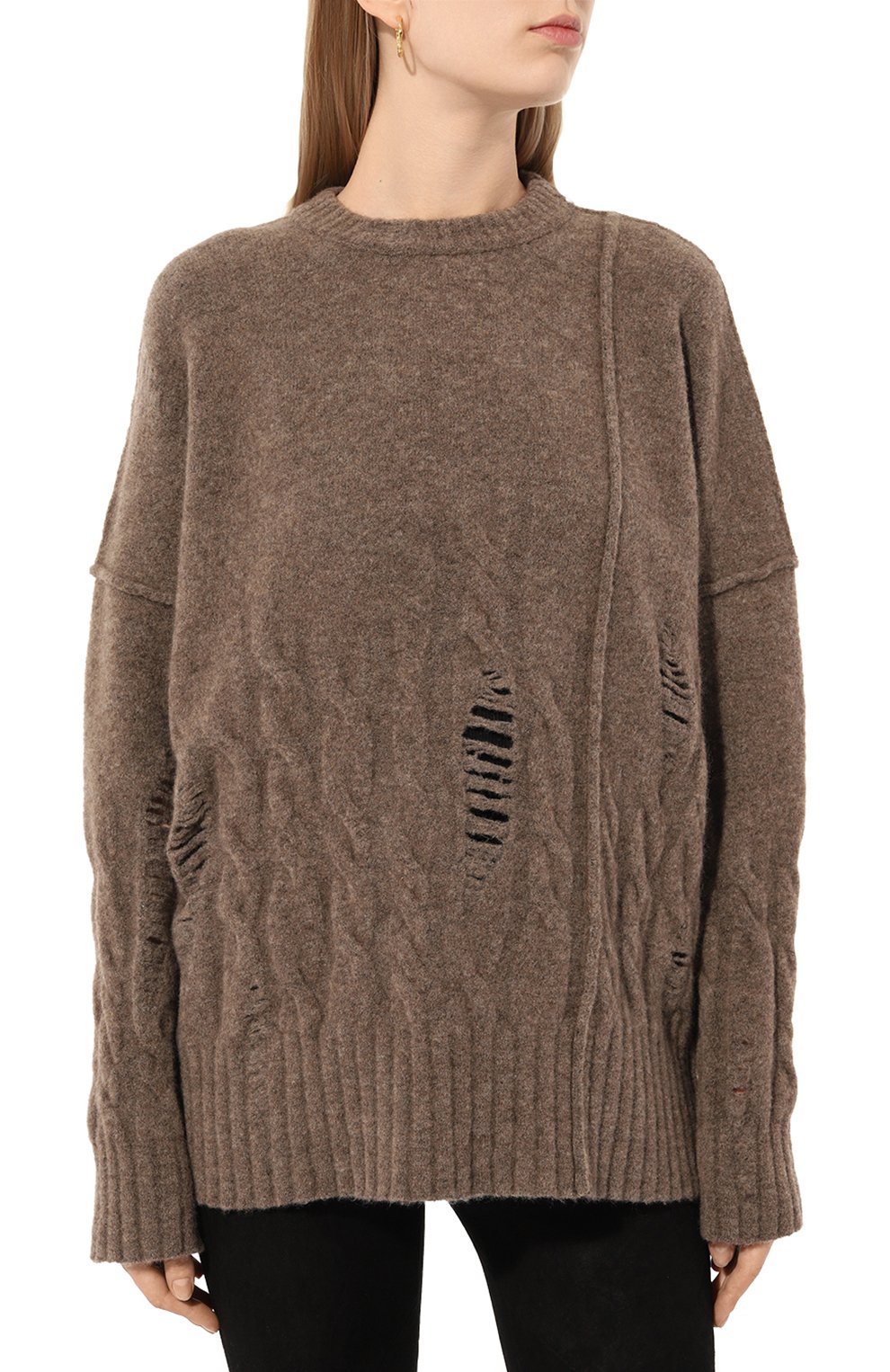 Шерстяной свитер ISABEL BENENATO, арт. UK04F24, фото 3