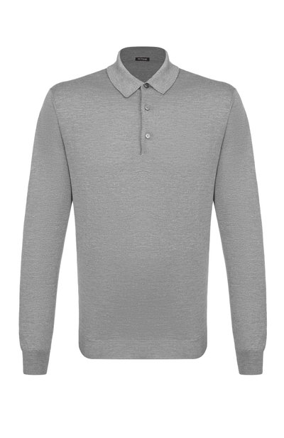 Мужское поло из шелка и кашемира KITON, арт. UMK1279K358