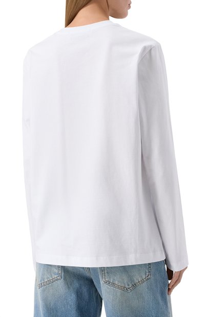 Хлопковый лонгслив MSGM, арт. 2000MDM501 200002, фото 4