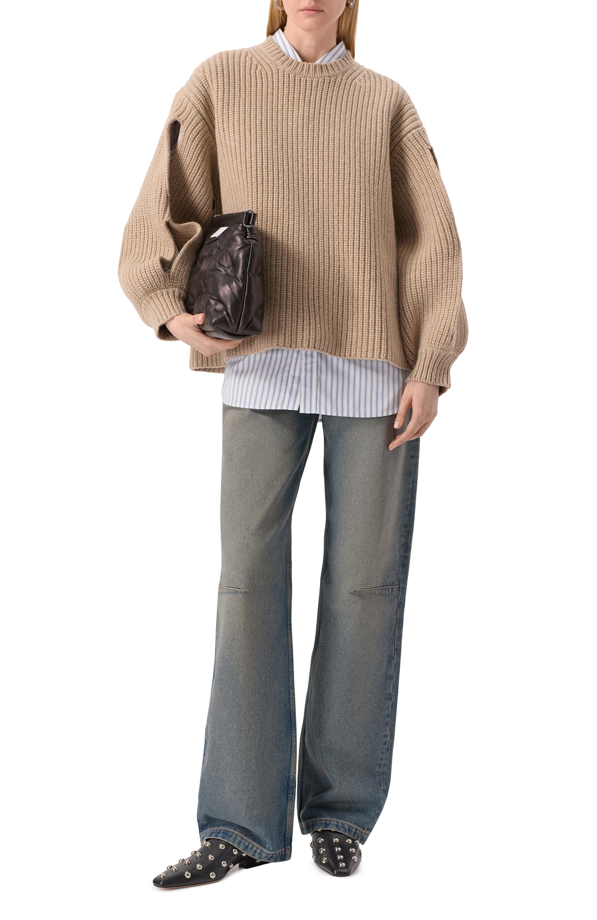 Свитер из шерсти и кашемира NANUSHKA, арт. NW25RSSW11674, фото 2